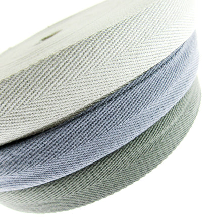 Soft Cotton Rich Webbing with Herringbone Twill - Make Straps For Bags 38mm Wide - ThreadandTrimmings