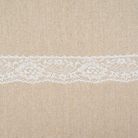 Flat Nylon Lace Trimming Antique White – 9 Widths & Patterns – 5m Lengths
