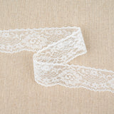 Flat Nylon Lace Trimming Antique White – 9 Widths & Patterns – 5m Lengths