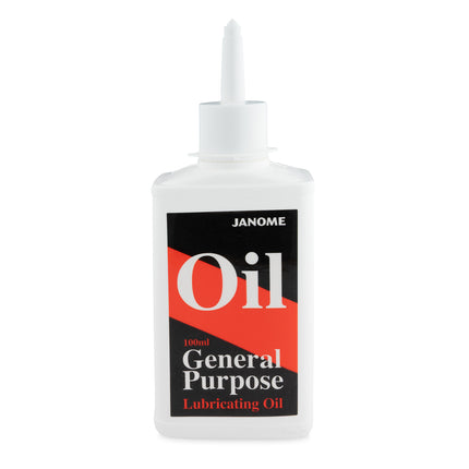 Janome General Purpose Sewing Machine Lubricating Oil 100ml