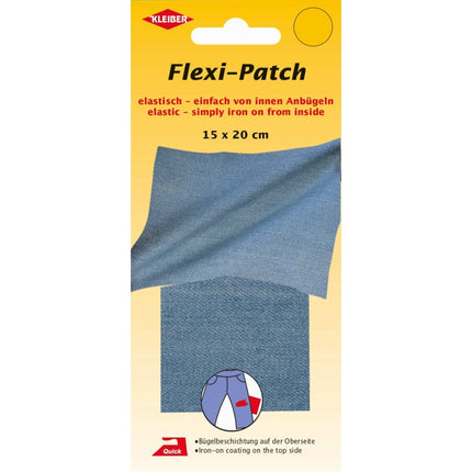 Elastic Iron On Patch 15x20cm INSIDE Stretch Fabric Repair Cotton Polyester 1 Pc - ThreadandTrimmings
