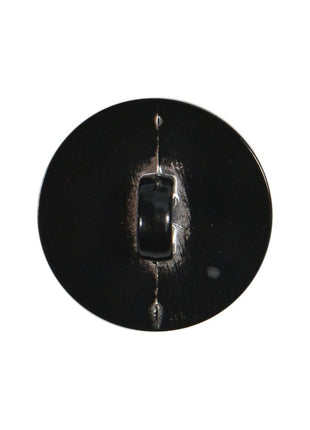 Round Black Diamante Buttons with Shank Pretty & Elegant 2 Sizes 15mm & 21mm - ThreadandTrimmings