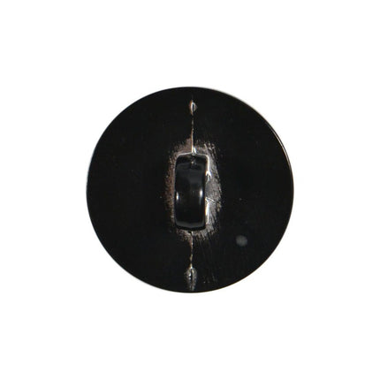 Round Black Diamante Buttons with Shank Pretty & Elegant 2 Sizes 15mm & 21mm - ThreadandTrimmings