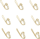 Metal Pleated Curtain Hooks Brass or Zinc Solid 28mm x 14mm Choice of Qty M472B