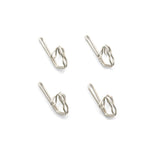 Curtain Hooks Brass Zinc Pleated  Available in Gold or Silver Colours - M472B