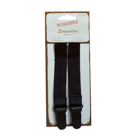 Sew On Suspenders in Black or White Price for a Pair 19mm NSS6