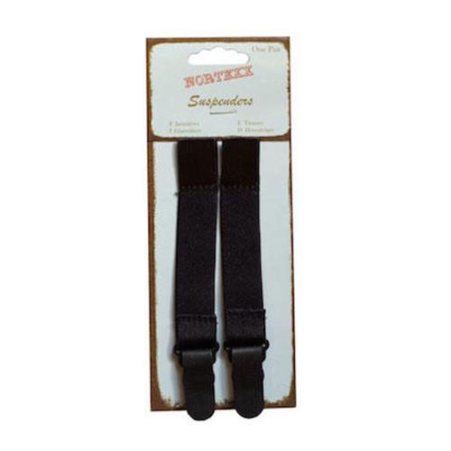 Sew On Suspenders in Black or White Price for a Pair 19mm NSS6