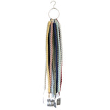 Pair of Reef Rope Curtain Tiebacks with Twisted End Caps by Jones Interiors