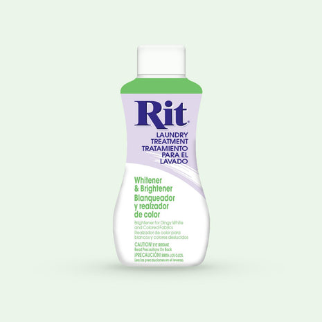 Rit Whitener Brightener Laundry Additive Whitens Whites Brightens Colours 236ml