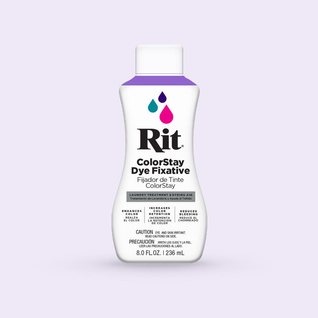Rit ColourStay Dye Fixative Locks In Colour Prevents Bleeding & Fading 236ml - ThreadandTrimmings