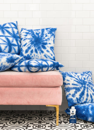 Shibori Indigo Rit Fabric Tye Dye Kit with ColourStay Dye Fixative