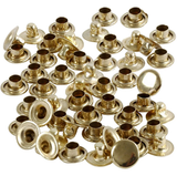 Jean Rivets - 50pcs of 7mm Diameter Rivets in Gold or Silver
