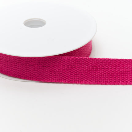 Bright Cotton Webbing With Patterned Basket Weave - 25mm Wide Use in Bag Making2 - ThreadandTrimmings
