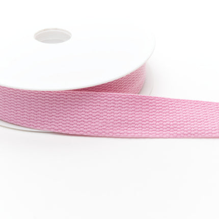 Bright Cotton Webbing With Patterned Basket Weave - 25mm Wide Use in Bag Making2 - ThreadandTrimmings