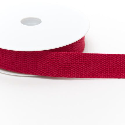 Bright Cotton Webbing With Patterned Basket Weave - 25mm Wide Use in Bag Making2 - ThreadandTrimmings