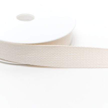 Bright Cotton Webbing With Patterned Basket Weave - 25mm Wide Use in Bag Making2 - ThreadandTrimmings