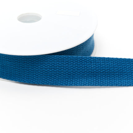 Bright Cotton Webbing With Patterned Basket Weave - 25mm Wide Use in Bag Making2 - ThreadandTrimmings