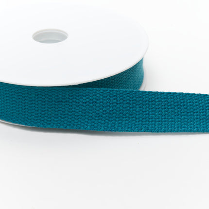 Bright Cotton Webbing With Patterned Basket Weave - 25mm Wide Use in Bag Making2 - ThreadandTrimmings