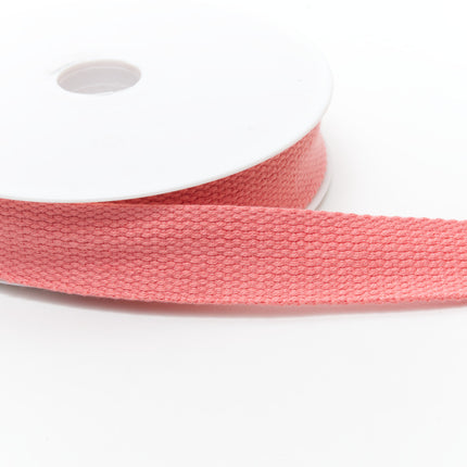 Bright Cotton Webbing With Patterned Basket Weave - 25mm Wide Use in Bag Making2 - ThreadandTrimmings