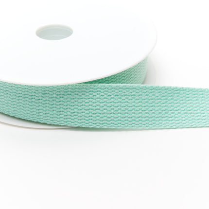 Bright Cotton Webbing With Patterned Basket Weave - 25mm Wide Use in Bag Making2 - ThreadandTrimmings