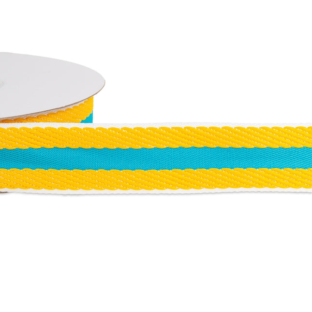 Webbing Herringbone Striped Webbing for Bag Making 40mm Wide Price per Meter - ThreadandTrimmings