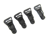 Suspender Ends Stocking Clips Garter Belt Clips - 16mm - 2 Sets -Pack of 4 Clips
