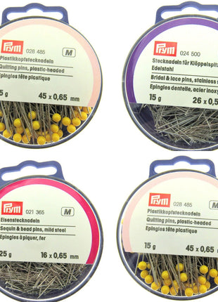 Prym Sewing Pins Bridal Lace Quilting Sequin Dressmaker Craft Speciality Pins - ThreadandTrimmings
