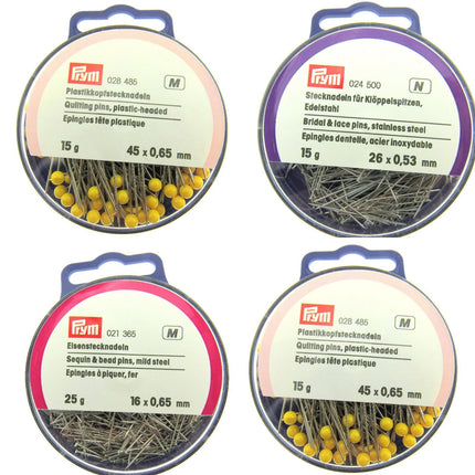 Prym Sewing Pins Bridal Lace Quilting Sequin Dressmaker Craft Speciality Pins - ThreadandTrimmings