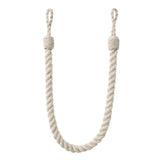 Natural Cotton Rope Curtain Tieback 62cm Long 100% Cotton - ThreadandTrimmings