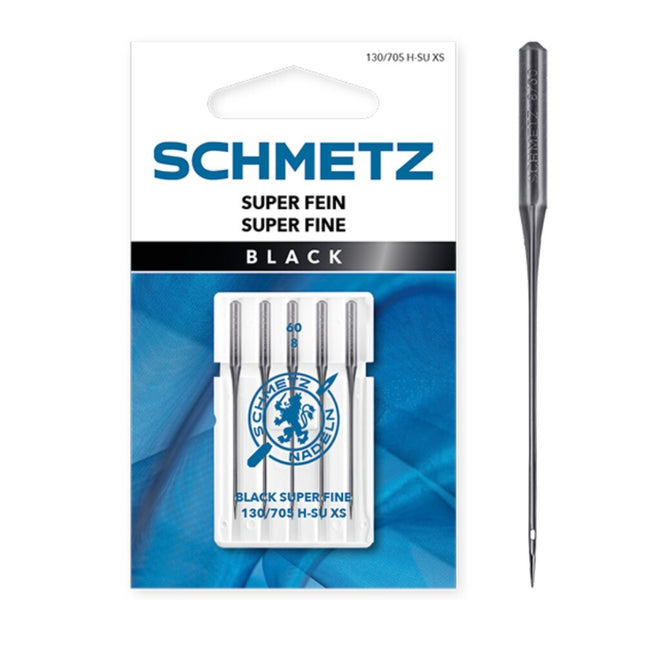 Super Fine Black Machine Needle by Schmetz - ThreadandTrimmings