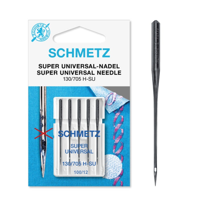 Super Universal Sewing Machine Needles by Schmetz Domestic Use Antiadhesive - ThreadandTrimmings