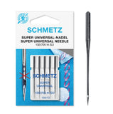 Super Universal Sewing Machine Needles by Schmetz Domestic Use Antiadhesive