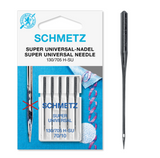 Super Universal Sewing Machine Needles by Schmetz Domestic Use Antiadhesive