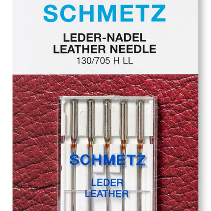 Leather Sewing Machine Needles by Schmetz - ThreadandTrimmings