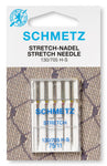 Stretch and Twin Stretch Sewing Machine Needles by Schmetz for Domestic Machines