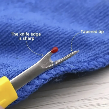 Seam Ripper XL Flat 8mm x 88mm Plastic Handle Metal Blade Stitch Unpicker Sewing