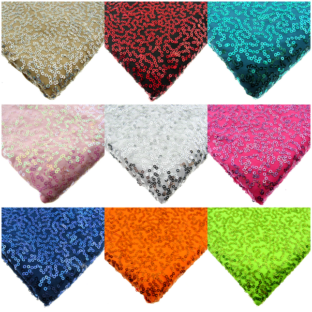 Sequin Dancewear Stretch Fabric Polyester/Spandex  58 Inch Wide  310 GSM - ThreadandTrimmings