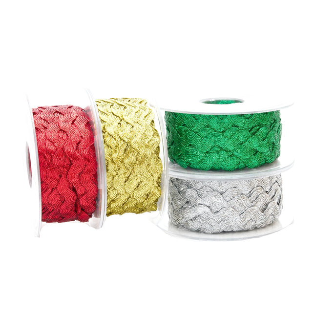 Ric Rac Ribbon Braid Trimmings 13mm Wide Rik Rak Braiding - ThreadandTrimmings