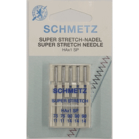 Stretch and Twin Stretch Sewing Machine Needles by Schmetz for Domestic Machines