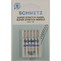 Stretch and Twin Stretch Sewing Machine Needles by Schmetz for Domestic Machines