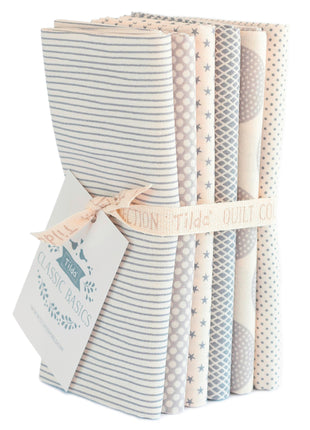 Tilda Classic Basics 6 x Fat Quarters 50cm x 55cm 100% Premium Quality - ThreadandTrimmings