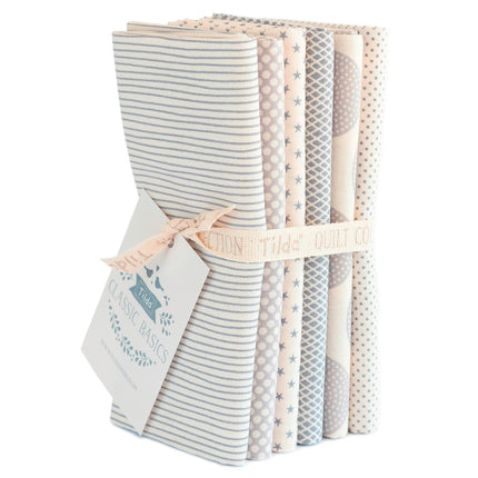 Tilda Classic Basics 6 x Fat Quarters 50cm x 55cm 100% Premium Quality - ThreadandTrimmings