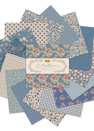 Tilda Creating Memories Charm Pack 32Pcs 12.5x12.5cm Spring Summer Autumn Winter - ThreadandTrimmings