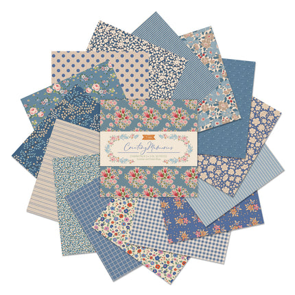 Tilda Creating Memories Charm Pack 32Pcs 12.5x12.5cm Spring Summer Autumn Winter - ThreadandTrimmings