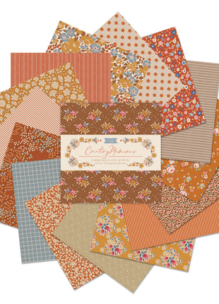 Tilda Creating Memories Charm Pack 32Pcs 12.5x12.5cm Spring Summer Autumn Winter - ThreadandTrimmings