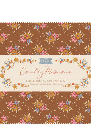 Tilda Creating Memories Charm Pack 32Pcs 12.5x12.5cm Spring Summer Autumn Winter - ThreadandTrimmings