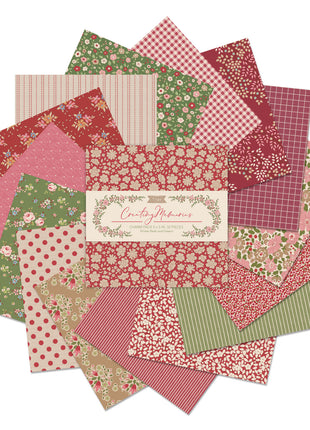 Tilda Creating Memories Charm Pack 32Pcs 12.5x12.5cm Spring Summer Autumn Winter - ThreadandTrimmings