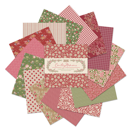 Tilda Creating Memories Charm Pack 32Pcs 12.5x12.5cm Spring Summer Autumn Winter - ThreadandTrimmings