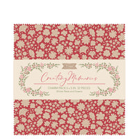 Tilda Creating Memories Charm Pack 32Pcs 12.5x12.5cm Spring Summer Autumn Winter
