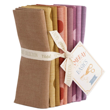 Tilda Chambray Spring Summer Autumn Winter 9 x Fat Quarter Bundle 50cm x 55cm - ThreadandTrimmings